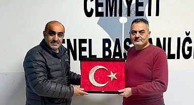 Yasin Çınar'dan Ortadoğu Gazeteciler Cemiyeti'ne anlamlı ziyaret
