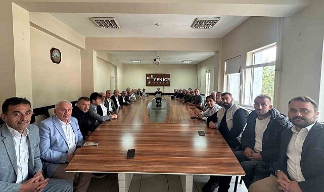 Yenice Muhtarlar Derneği'nden Kaymakam'a destek açıklaması