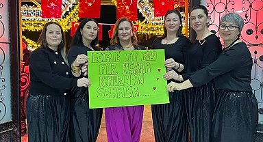 Yenikarpuzlu'da 'Şalvar Gecesi' coşkusu... Bin kadın tek yürek