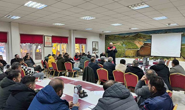 Yozgat Belediyesi İtfaiye ekipleri İl Özel İdare'de 50 personele eğitim verdi