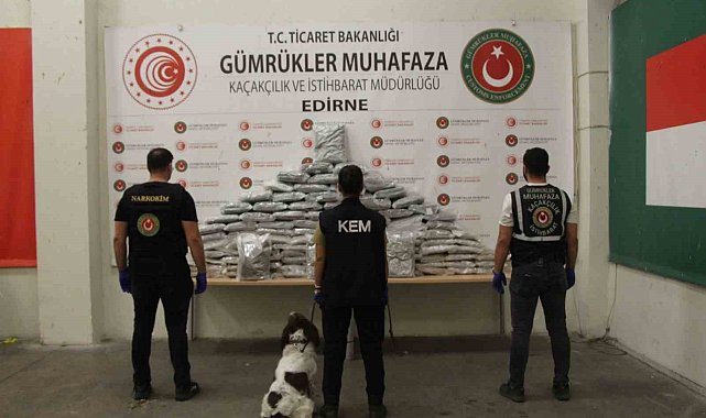 54 milyon değerinde uyuşturucu ele geçirildi