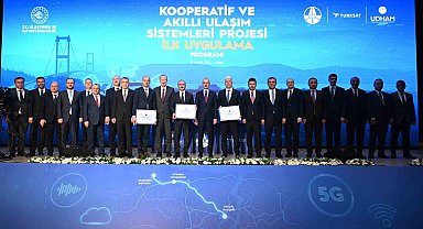5G destekli akıllı yolda ilk test