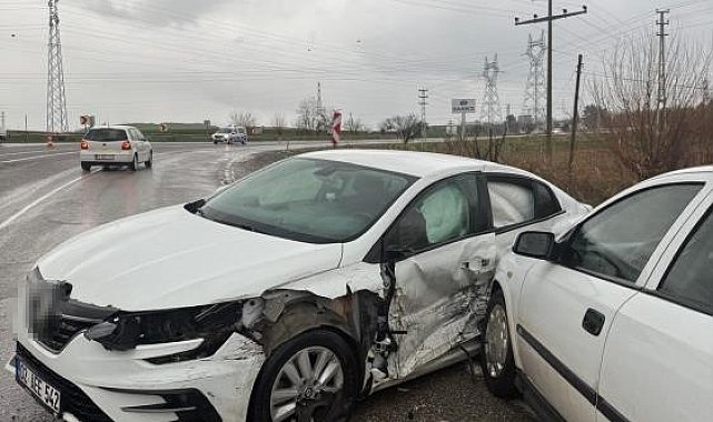 Adıyaman'da zincirleme kaza kamerada
