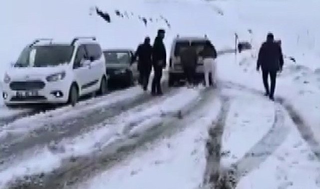 Adıyaman'ın yüksek kesimlerinde kar yağışı