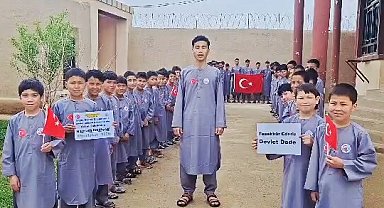 Afganistan'daki yetim çocuklardan 'Devlet Dede'ye teşekkür