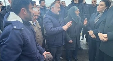 Ağrı Taşlıçay'da yol tepkisi!