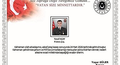 Ağrı'da askeri araç kazası: 1 uzman çavuş şehit oldu