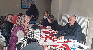 Akşehir'de şehitlerin hatırası için anlamlı çalışma