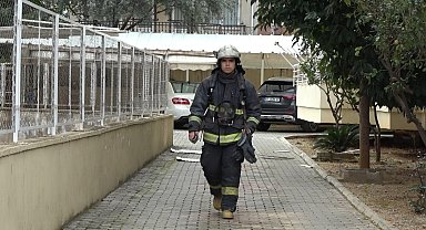 Alanya'da apartman dairesinde yangın çıktı