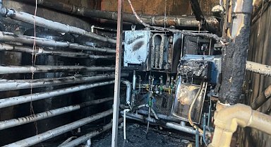 Alanya'da otelin kazan dairesinde çıkan yangın korkuttu