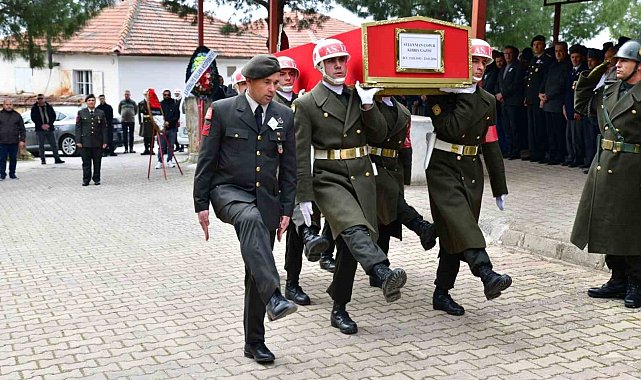 Alaşehirli Kıbrıs Gazisi son yolculuğuna uğurlandı