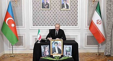 Aliyev'den İran Büyükelçiliği'ne "Hamaney için başsağlığı" ziyareti