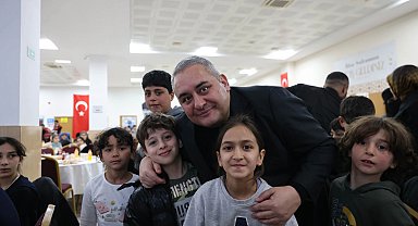 Ankara Keçiören'de yetim ve öksüz çocuklara özel sofra