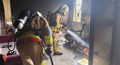 Antakya'da ev yangını