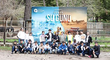 Antalya'da Dünya Su Günü'nde çocuklara eğlenceli eğitim