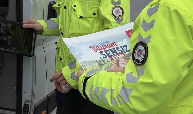 Arnavutköy'de bayram öncesi sıkı trafik denetimi