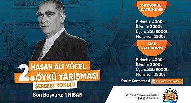 Atakum'da ikinci Hasan Ali Yücel Öykü Yarışması