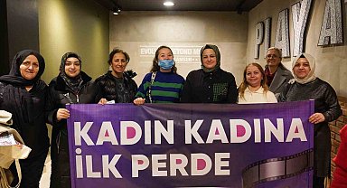 Atakum'da kırsaldan merkeze 150 kadın sinema ile buluştu