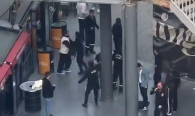 AVM'de iki grup arasında kavga: Güvenlik müdahale etti