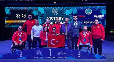 Avrupa Para Powerlifting Şampiyonası'nda milliler 15 madalyaya ulaştı