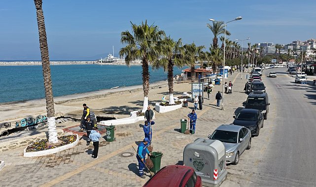 Aydın Büyükşehir'den bayram öncesi Kuşadası'nda çevre düzenlemesi