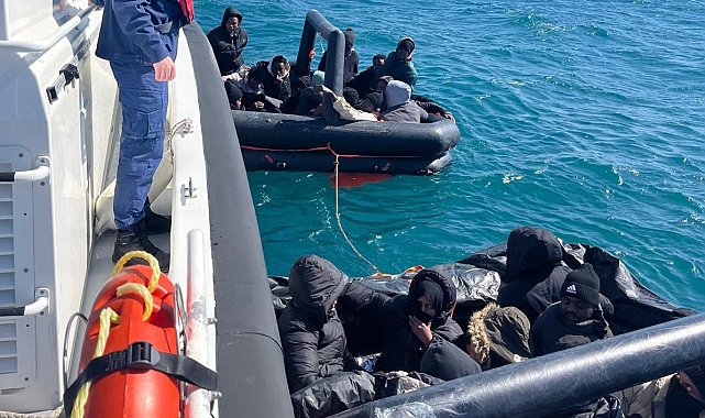 Aydın'da 31 düzensiz göçmen kurtarıldı