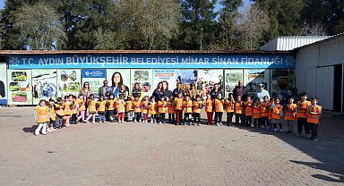 Aydın'da öğrenciler doğa sevgisini öğreniyor
