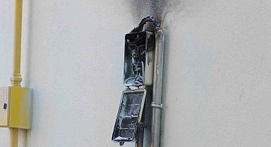 Bafra'da korkutan yangın