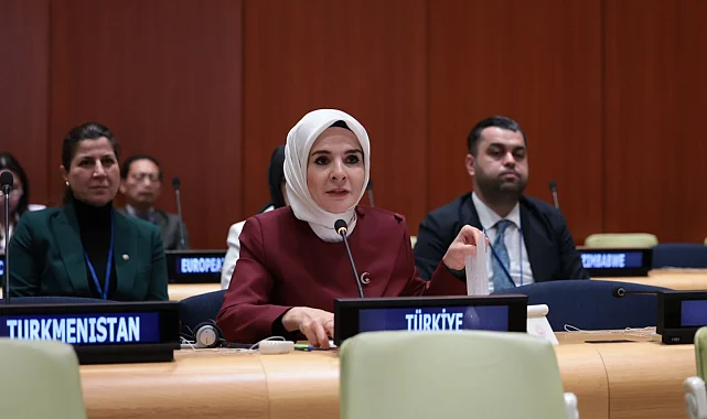 Bakan Göktaş BM'de konuştu: Kadınlar ve çocuklar için derin endişe duyuyoruz