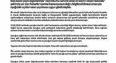 Bakanlıktan Zeytinburnu'ndaki anne ve çocuk ölümüyle ilgili açıklama