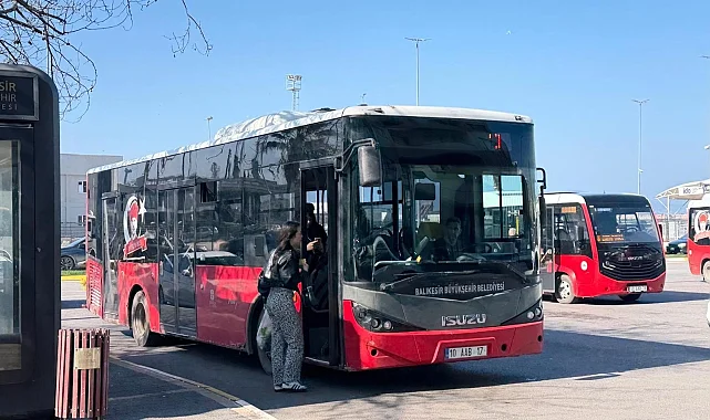 Balıkesir Büyükşehir'den toplu taşımada büyük dönüşüm