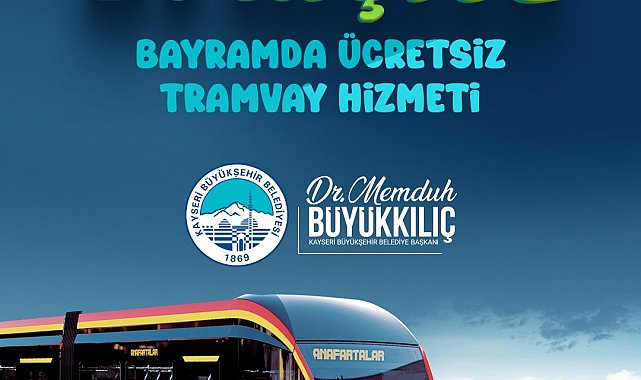 Başkan Büyükkılıç: "Bayramda 381 bin kişiye ücretsiz tramvay sağladık"