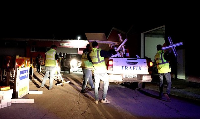Başkan Büyükkılıç: "Kartal Kavşağı'nda gece yarısı start verildi"