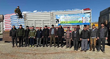 Başkan Çerçioğlu'ndan Karacasu'da küçük üreticilere yem desteği