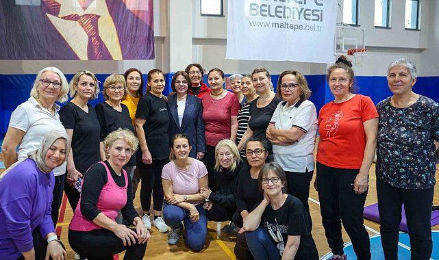 Başkanı Köymen, spor yapan kadınlarla buluştu