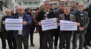 Batman'da uyuşturucu, tefecilik ve kumar protestosu