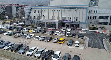 Battalgazi Devlet Hastanesi otoparkı yenilendi