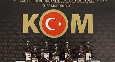 Bayburt'ta 10 litre kaçak alkol ele geçirildi