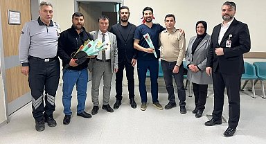Bayburt'ta sağlık çalışanlarının 14 Mart Tıp Bayramı kutlandı