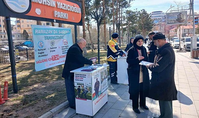 Bayburt'ta vatandaşlar koruyucu sağlık hizmetleri konusunda bilgilendirildi