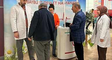 Bayburt'ta vatandaşlar sağlıklı yaşam ve obezite konularında bilgilendirildi