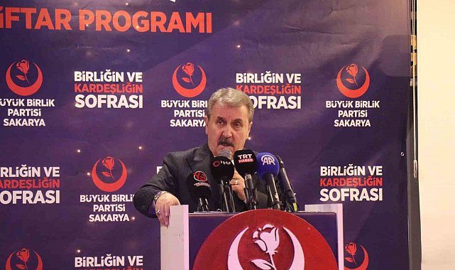 BBP Genel Başkanı Destici: "İşledikleri açık bir savaş suçudur ve mutlaka Trump da Netanyahu da yargılanmalıdır"