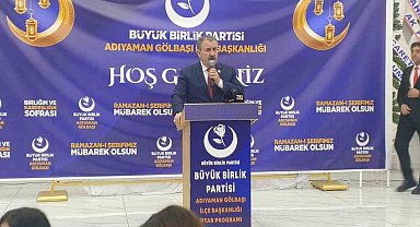 BBP Genel Başkanı Mustafa Destici'den İslam ülkelerine çağrı