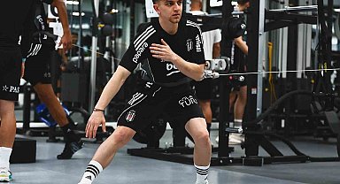 Beşiktaş, salonda çalıştı