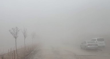 Besni'de sağanak yağış ve yoğun sis etkili oldu