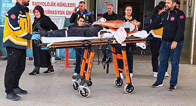 Bıçkı makinesi elini parçaladı