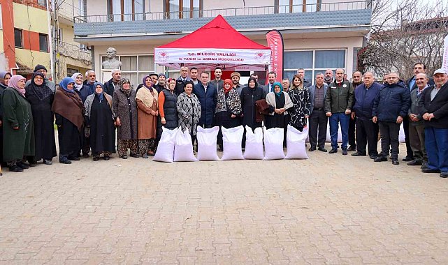 Bilecik'te 'Nohut Tohumu Dağıtım' programı gerçekleştirildi