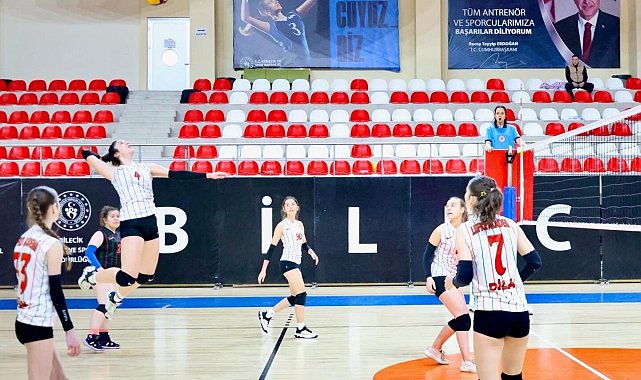 Bilecik'te Bölgesel Lig Kadınlar voleybol grup müsabakaları tamamlandı
