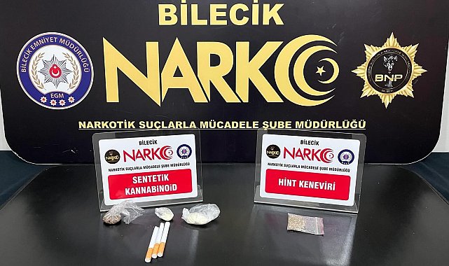 Bilecik'te bonzai ve kenevir tohumu ele geçirildi: 1 gözaltı