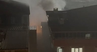 Binada çıkan yangın söndürüldü